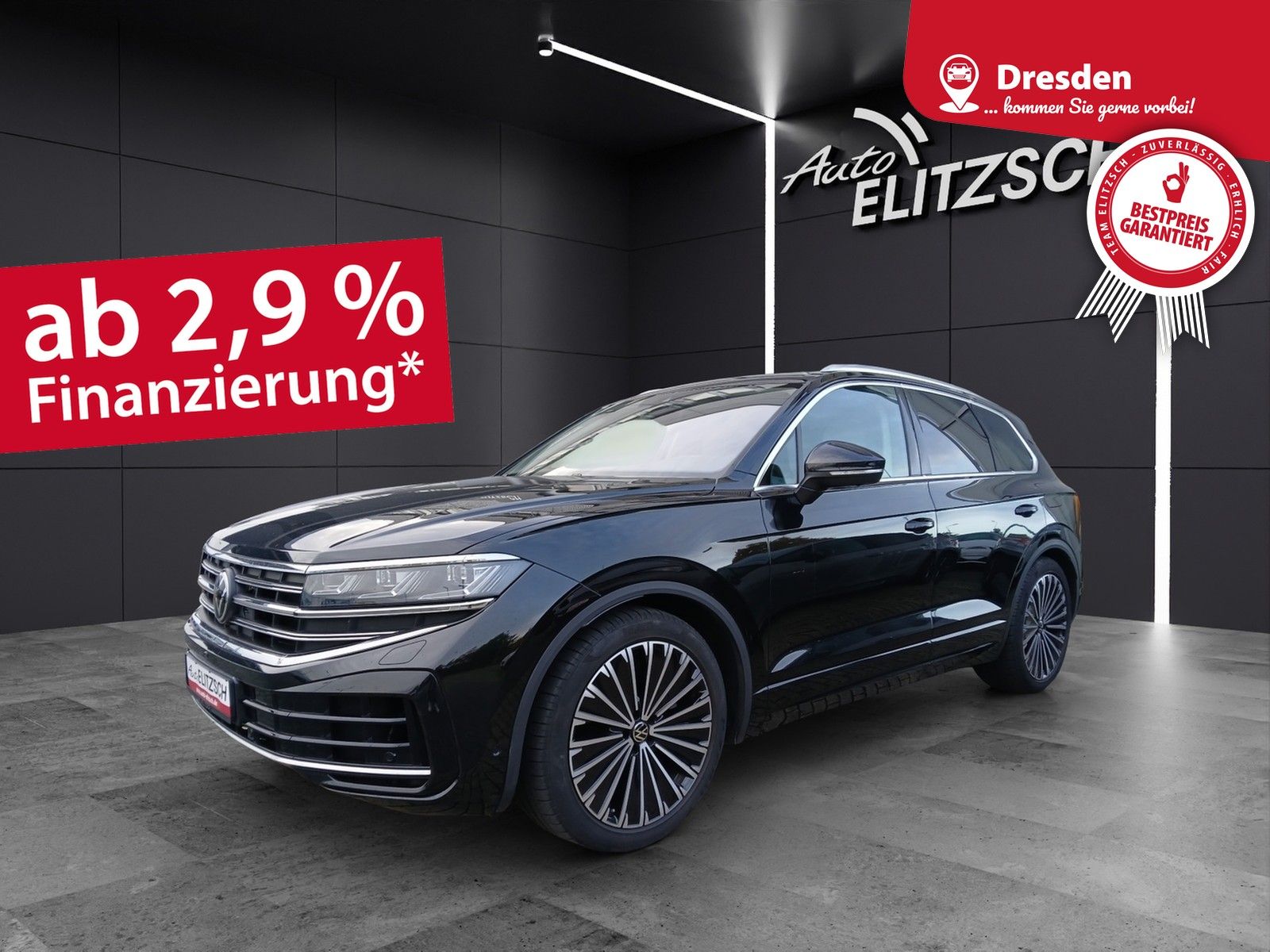Fahrzeugabbildung Volkswagen Touareg eHybrid Elegance Matrix AHK Pano HUD AID