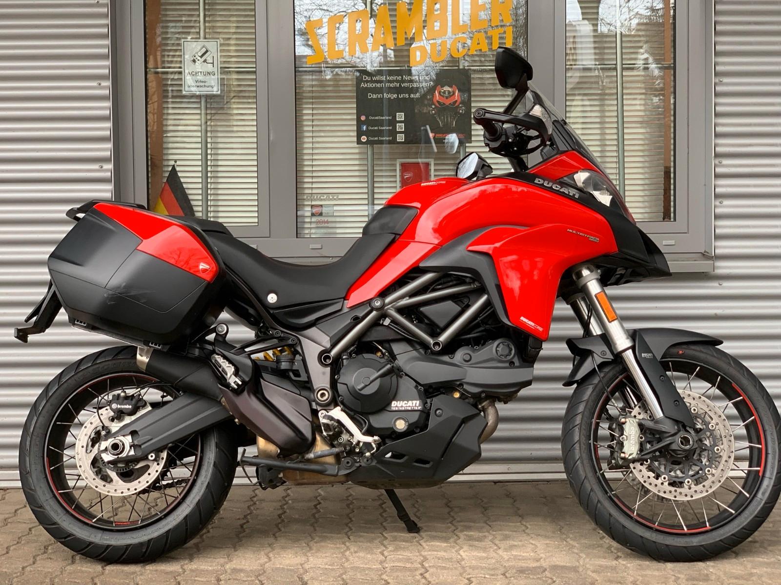 Ducati Multistrada 950 mit Koffersatz