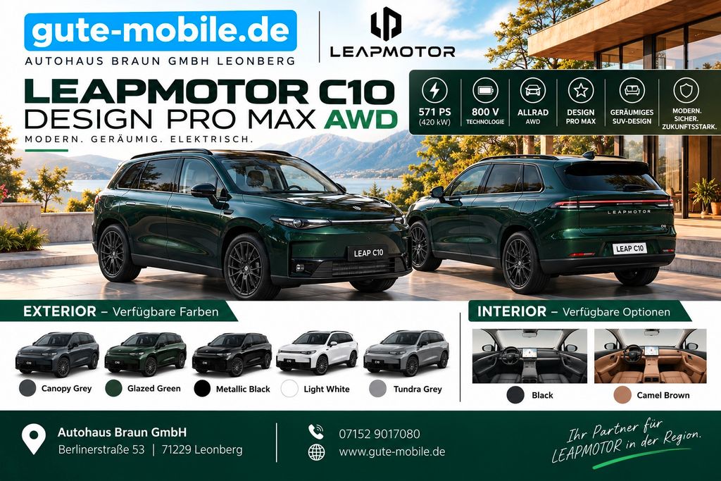 Leapmotor AWD 571ps ProMax MJ27 Abholung in 71229