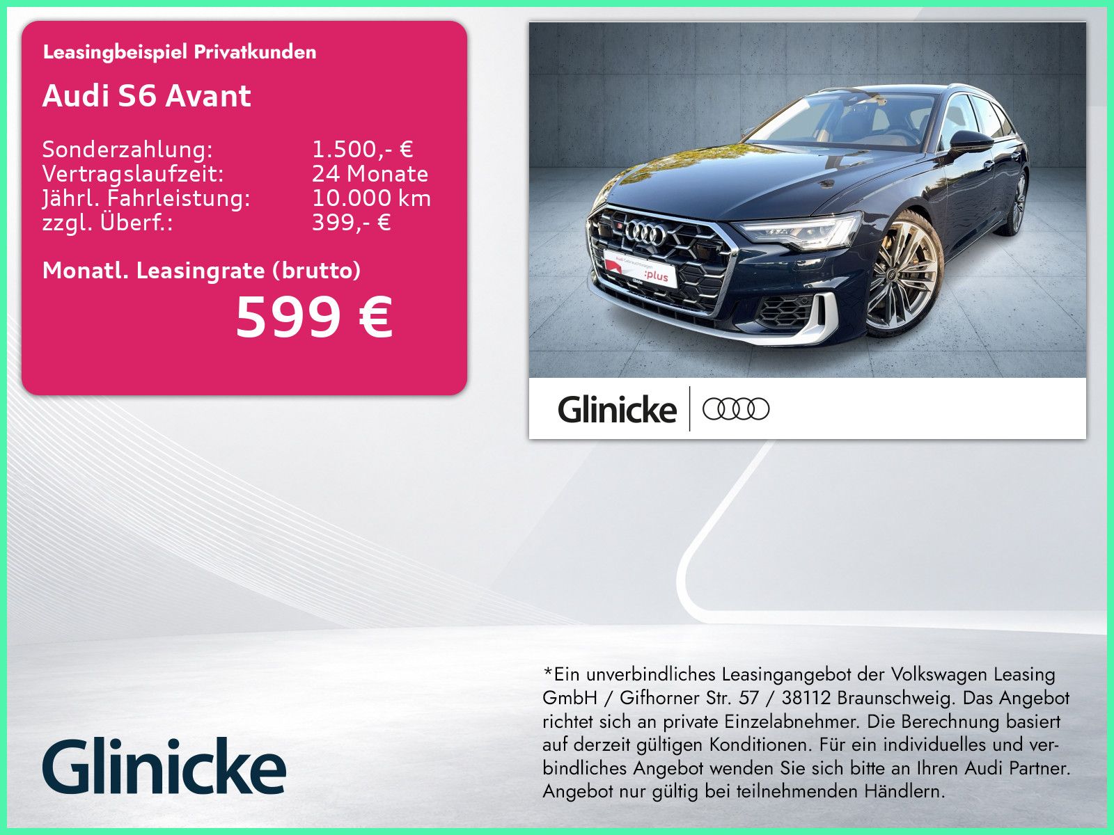 Audi S6 Avant TDI AHK/StHz/Matrix/Luft/B&O/ACC/A