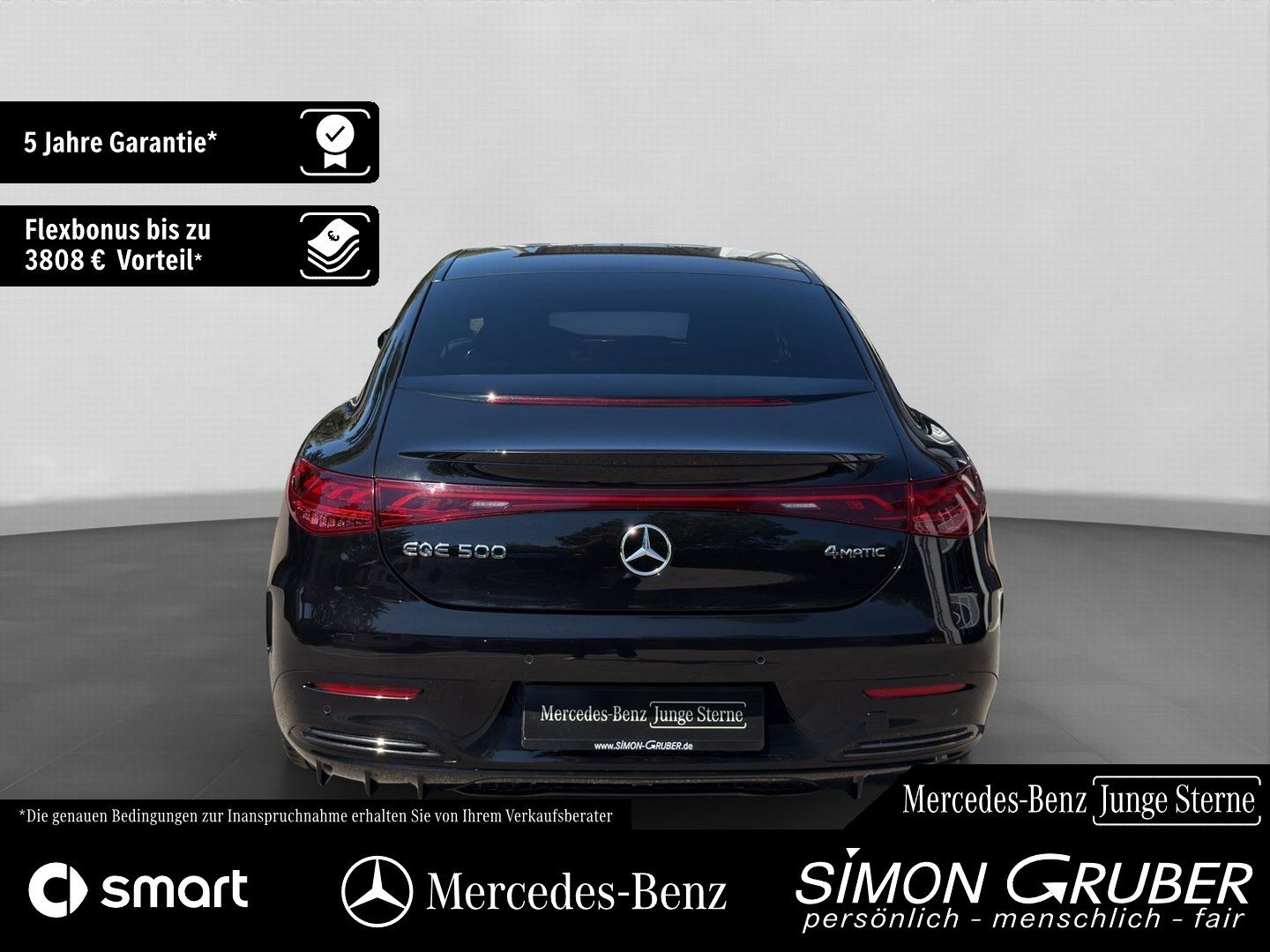 Fahrzeugabbildung Mercedes-Benz EQE 500 4M AMG Premium+ Nappa Hyper Pano Md 2025