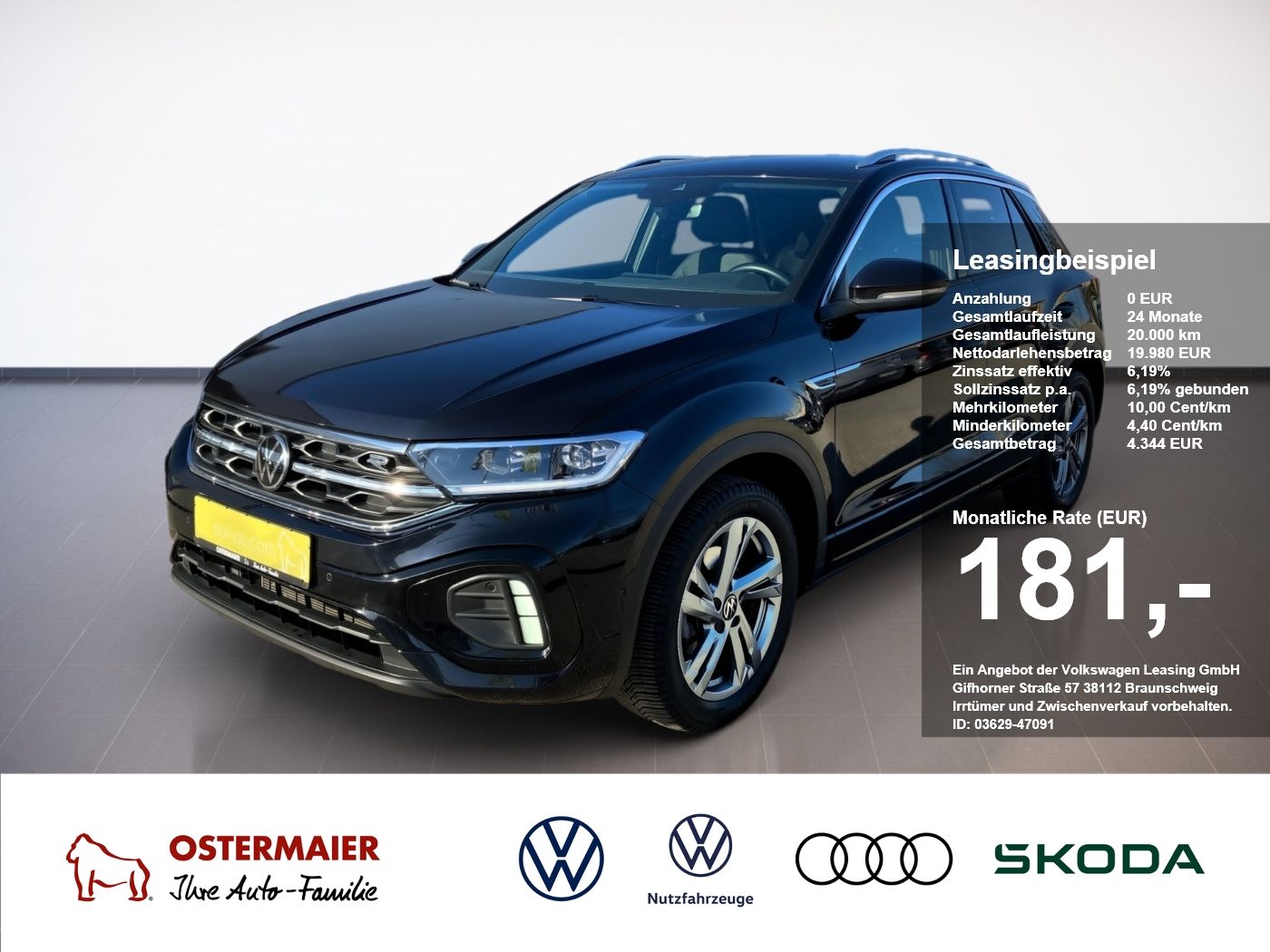 Volkswagen T-ROC R-LINE 1.0TSI 110PS.LED.NAVI.CLIMA.AHK.KAM