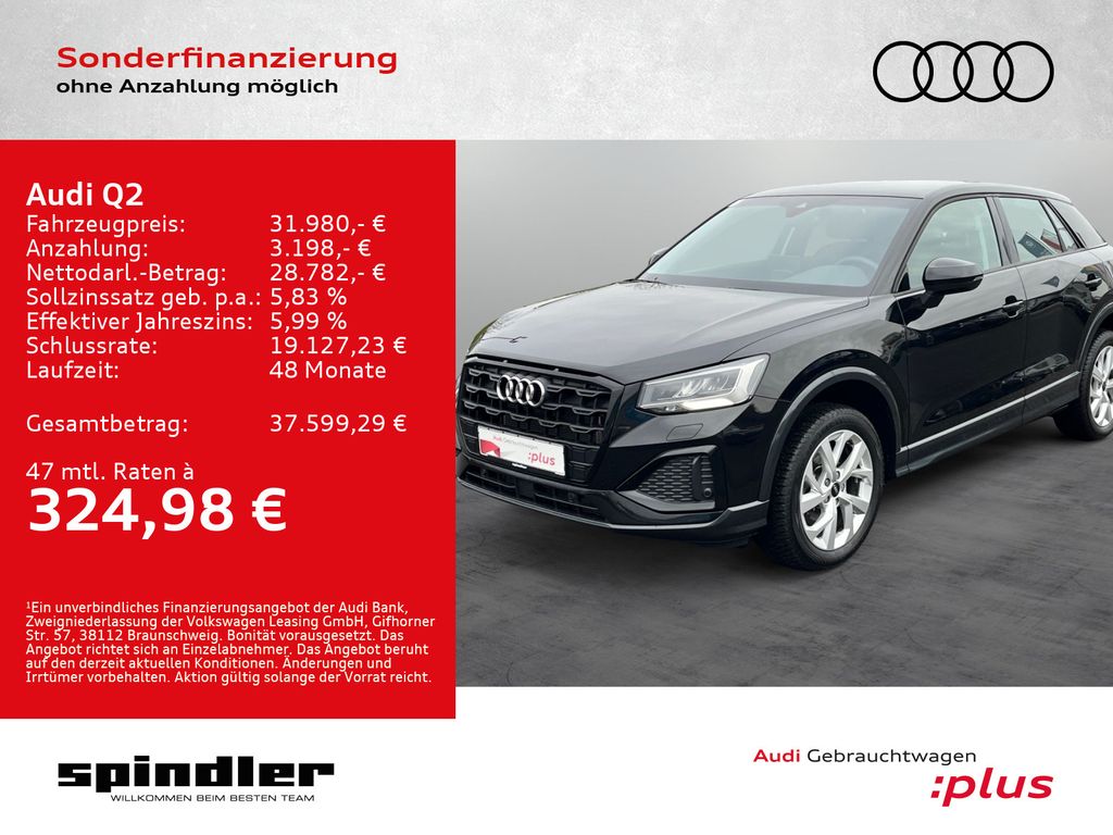 Q2 advanced 35TDI S-tronic / MMI-Navi+, LED, RFK