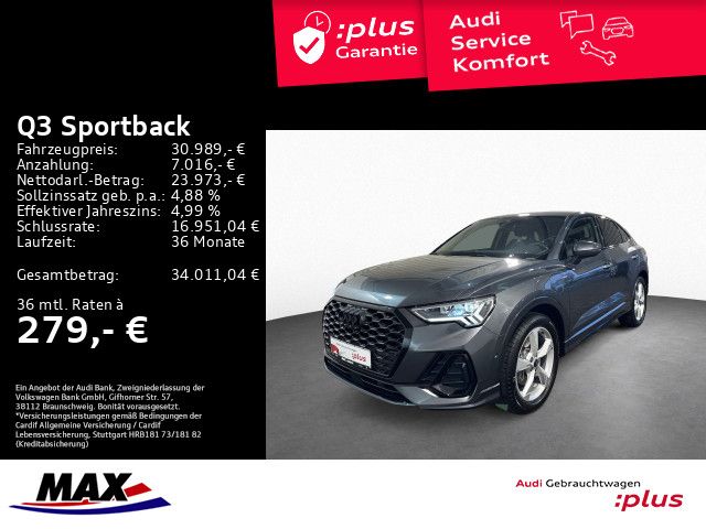 Q3 Sportback 45 TFSI e S LINE LED+SONOS+AHK+KAME