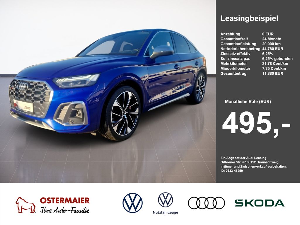 Audi SQ5 Sportback 3.0TDI 341PS QUATTRO B&O.HUD.STAND