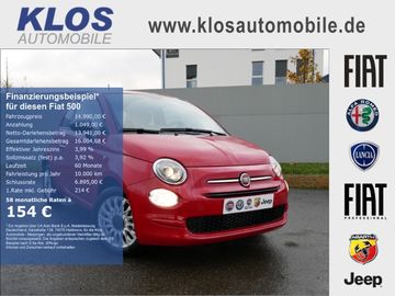 Fiat Leasing Angebot: Fiat 500 1.0 GSE HYBRID 70PS APPLE CARPLAY ALU