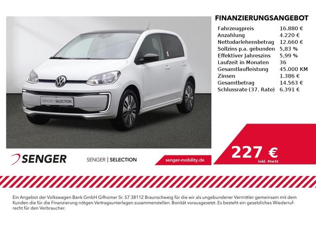 Volkswagen up! e-up! Klimaautomatik Sitzheizung Style-Paket