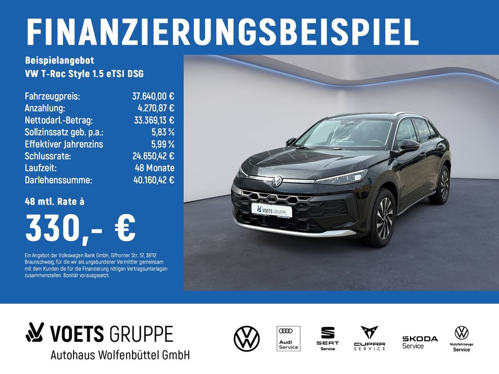 T-Roc Style 1.5 eTSI DSG TAGESZULASSUNG
