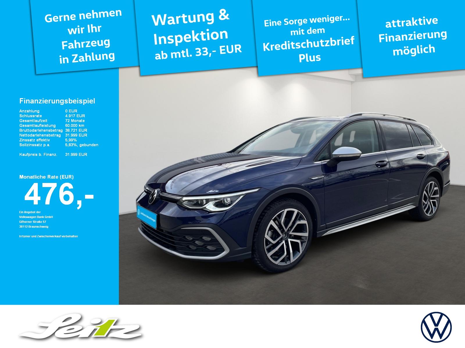 Volkswagen Golf VIII Variant 2.0 TDI 4M Alltrack *AHK*PANO*