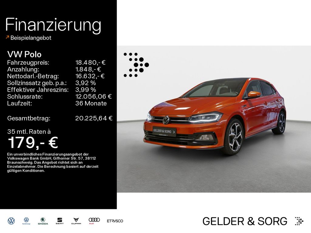 Volkswagen Polo R-Line 1.0 TSI Pano*17Z*LED*ACC*Navi*DAB+