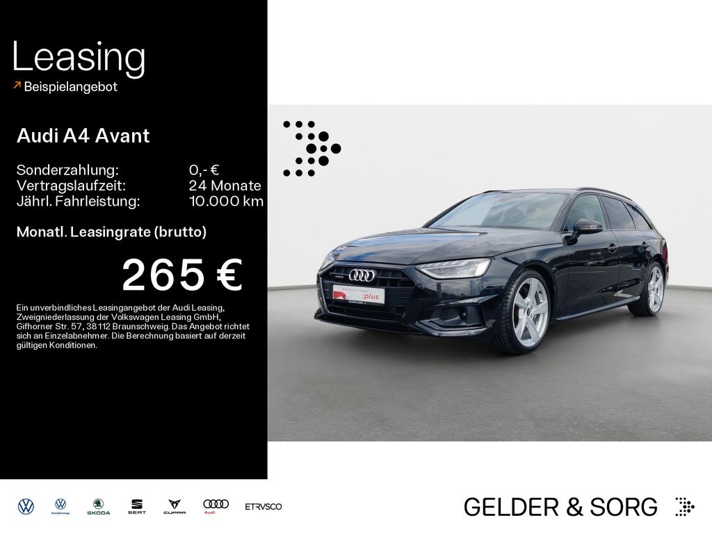 Audi A4 Avant 50 TDI qu.19Z*RFK*LED*Sound*Virt.*Pano