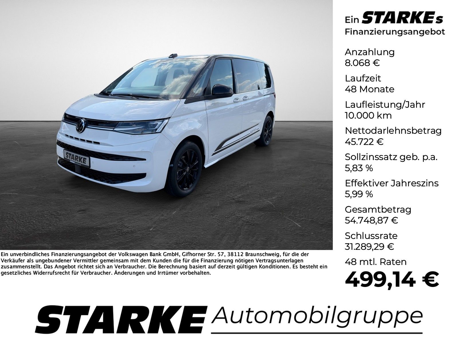 Volkswagen T7 Multivan 2.0 TDI DSG Edition  Panodach AHK Na