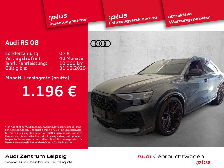 Audi RS Q8 TFSI q. *Laserlicht*HuD*AHK*Assistenz*Air*