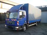 MAN TGL 8.180 Curtain side body with aluminium drop - Ladebordwand