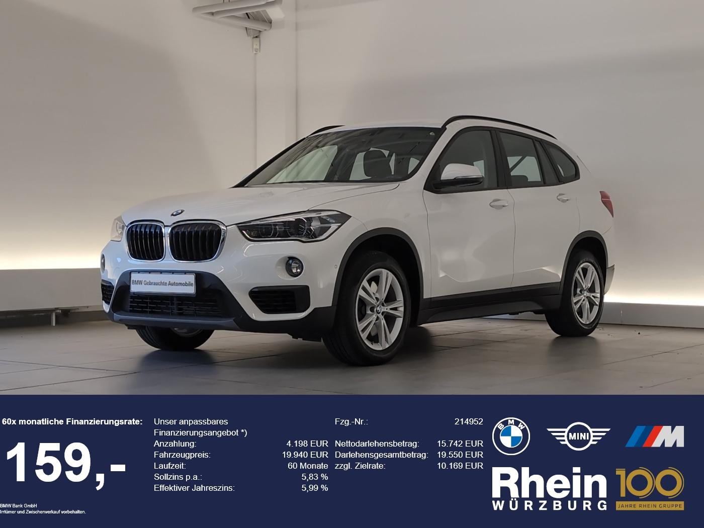 BMW X1 sDrive 20i Navi/LED/RFK/HuD/DAB Navi/LED/RFK/