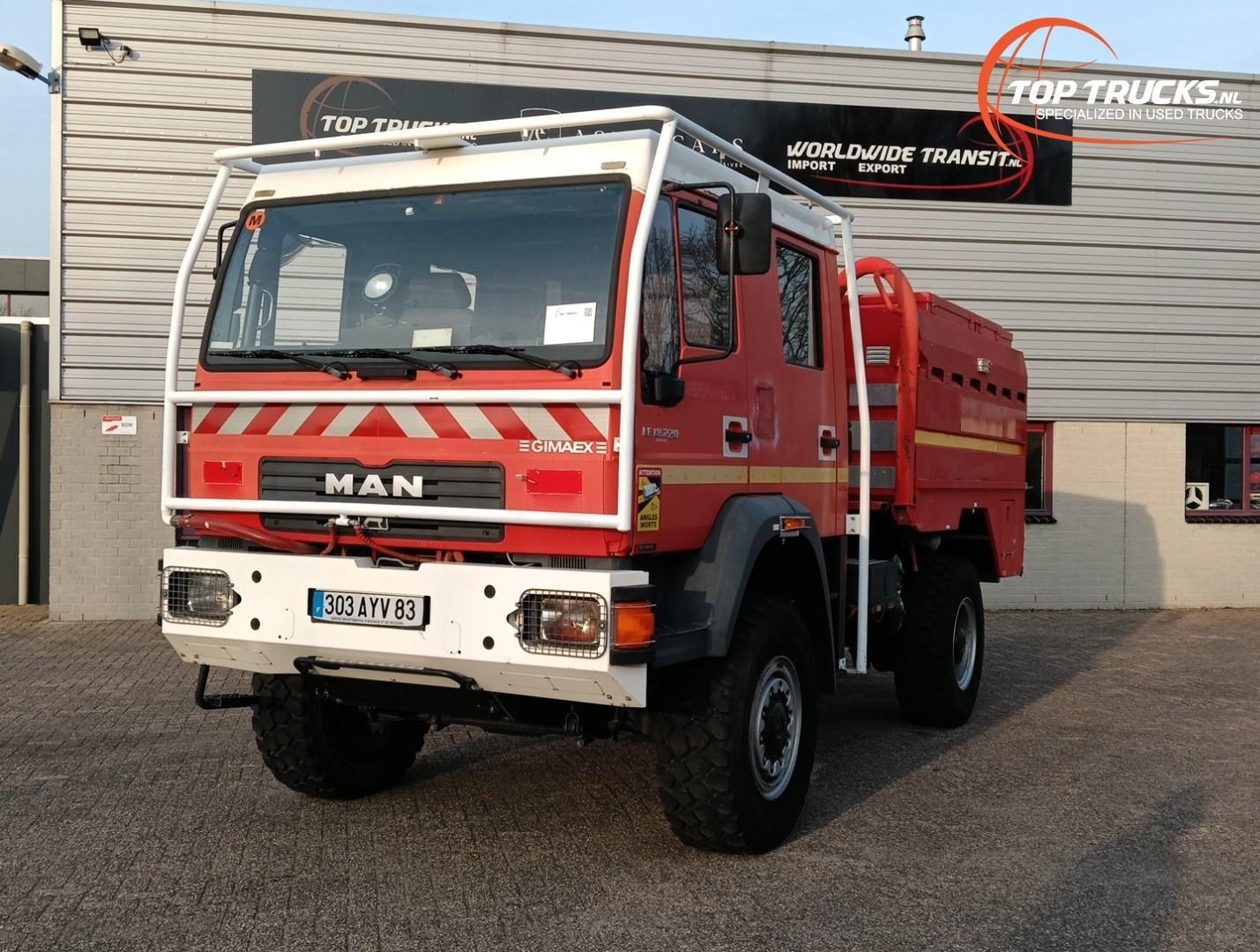 MAN LE 18.220 4x4 -4.000 ltr -200 ltr Foam -Camper -