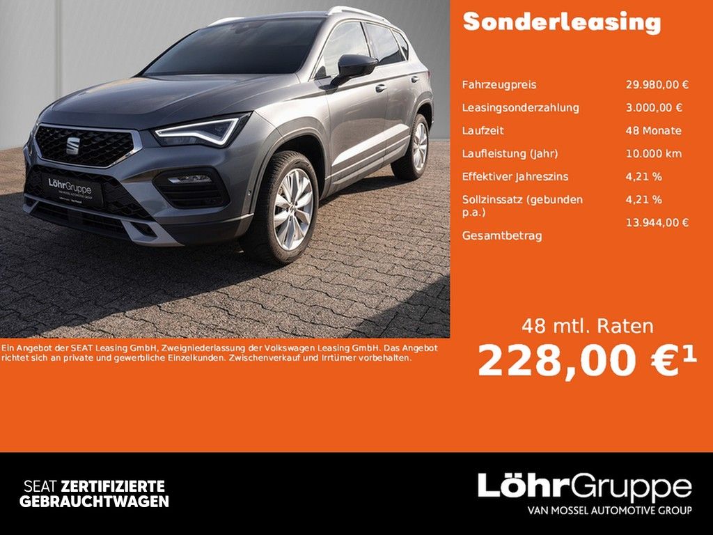 Seat Ateca 1.5 TSI DSG Style /Navi+/LED/RFK/AHK/ACC