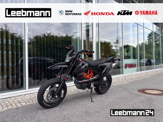 KTM 690 SMC R, Sportauspuff, Lenkerendspiegel QS, LE