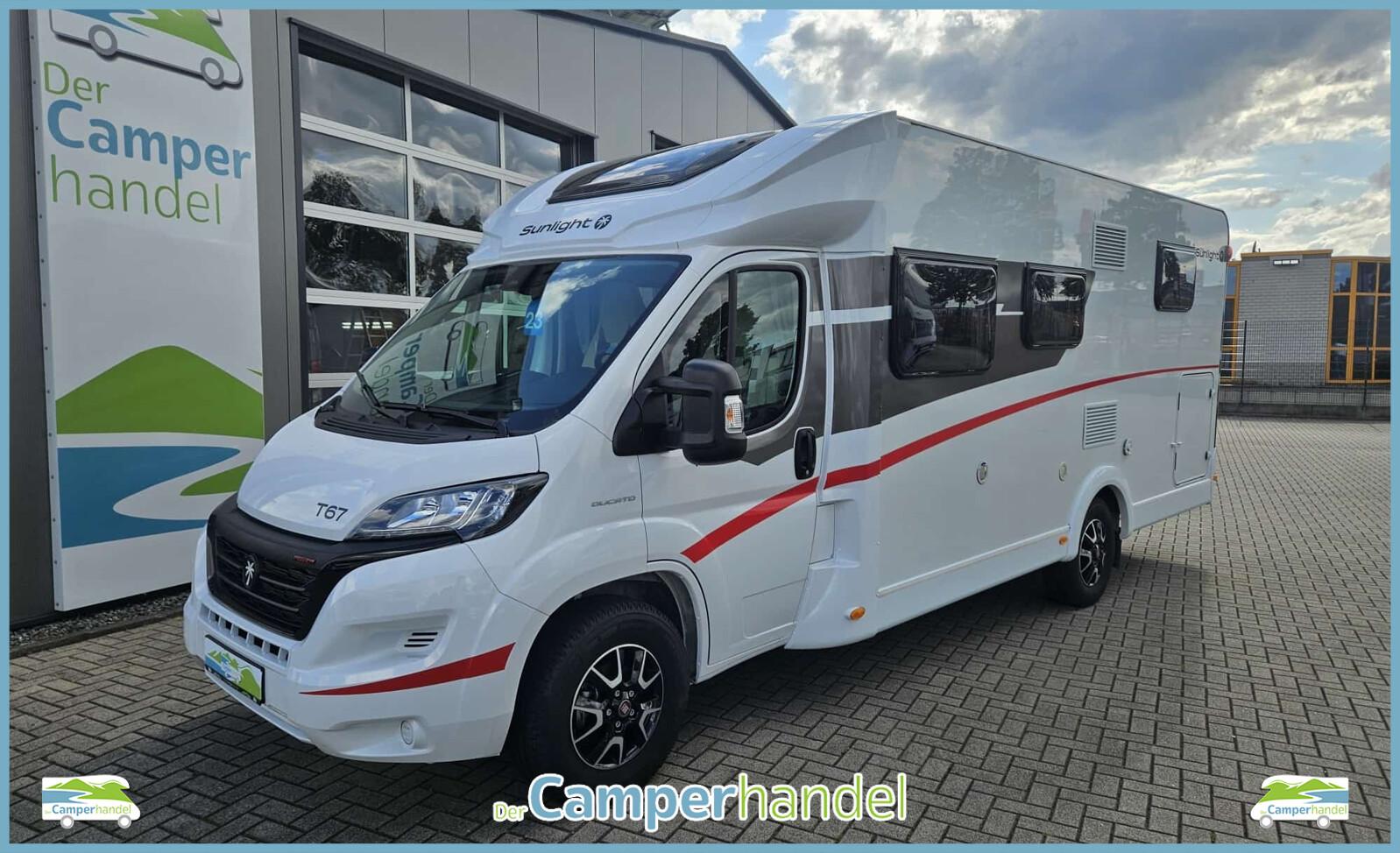 Sunlight T 67 1.HAND#EINZELBETTEN#HUBBETT#160PS#AHK