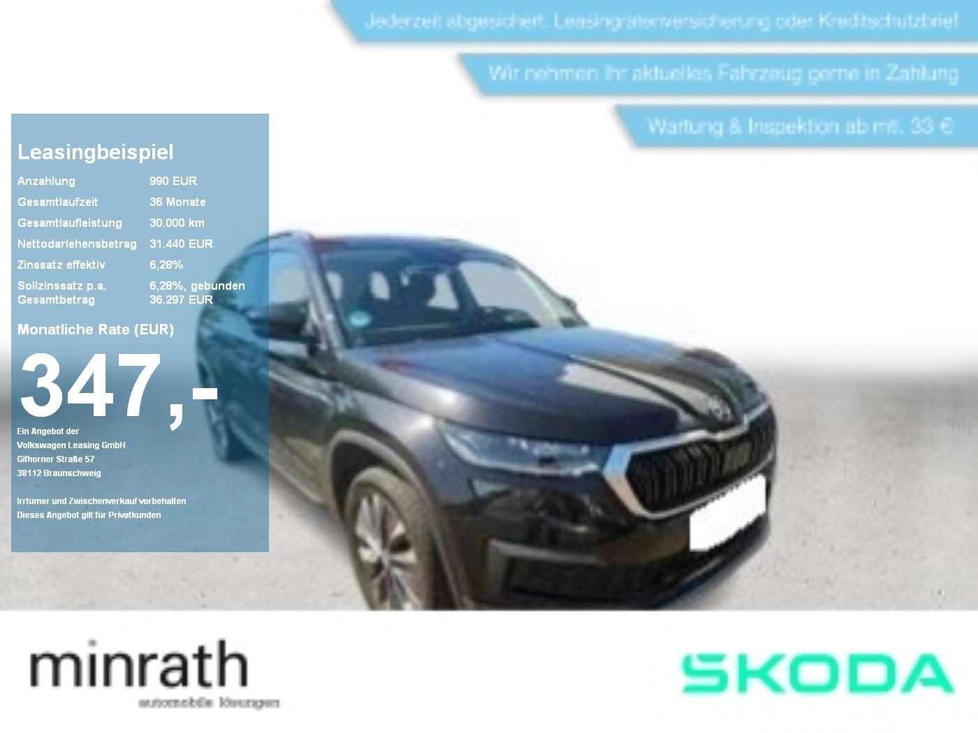 Skoda Kodiaq 2.0 TDI 4x4 Tour APP+DAB+AHK+VIRT+ACC+LED