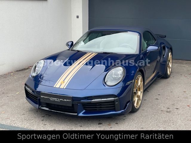 Porsche 911 992 Turbo S Cabrio*Enzianblau*Gold*MWST*