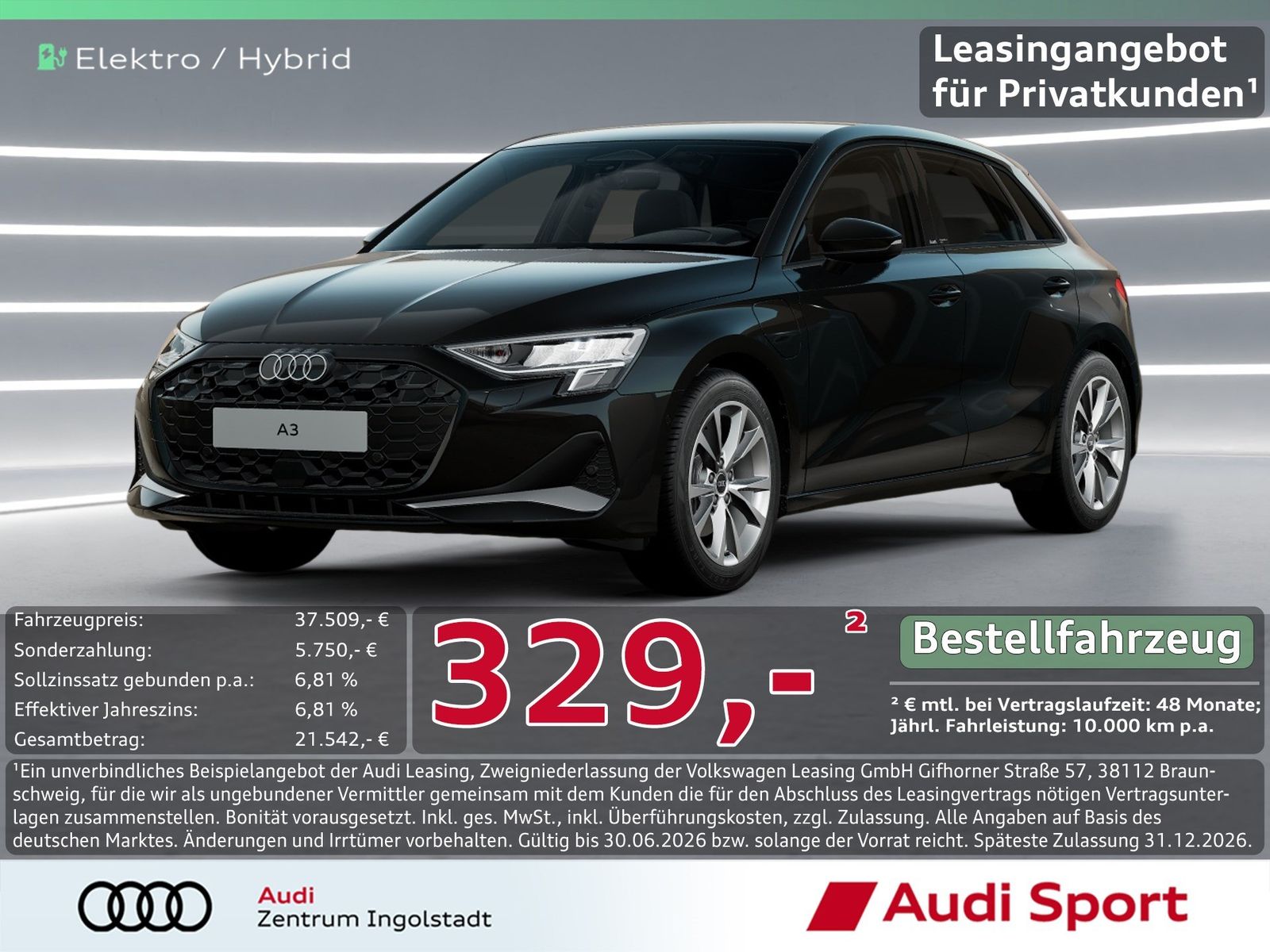 Audi A3 Sportback TFSI e PDC+ Virtual UPE 47.080,-