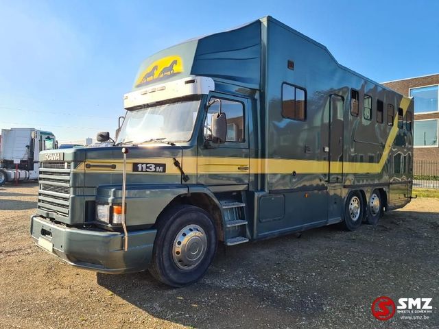 Scania 113 paarden/mobilhome