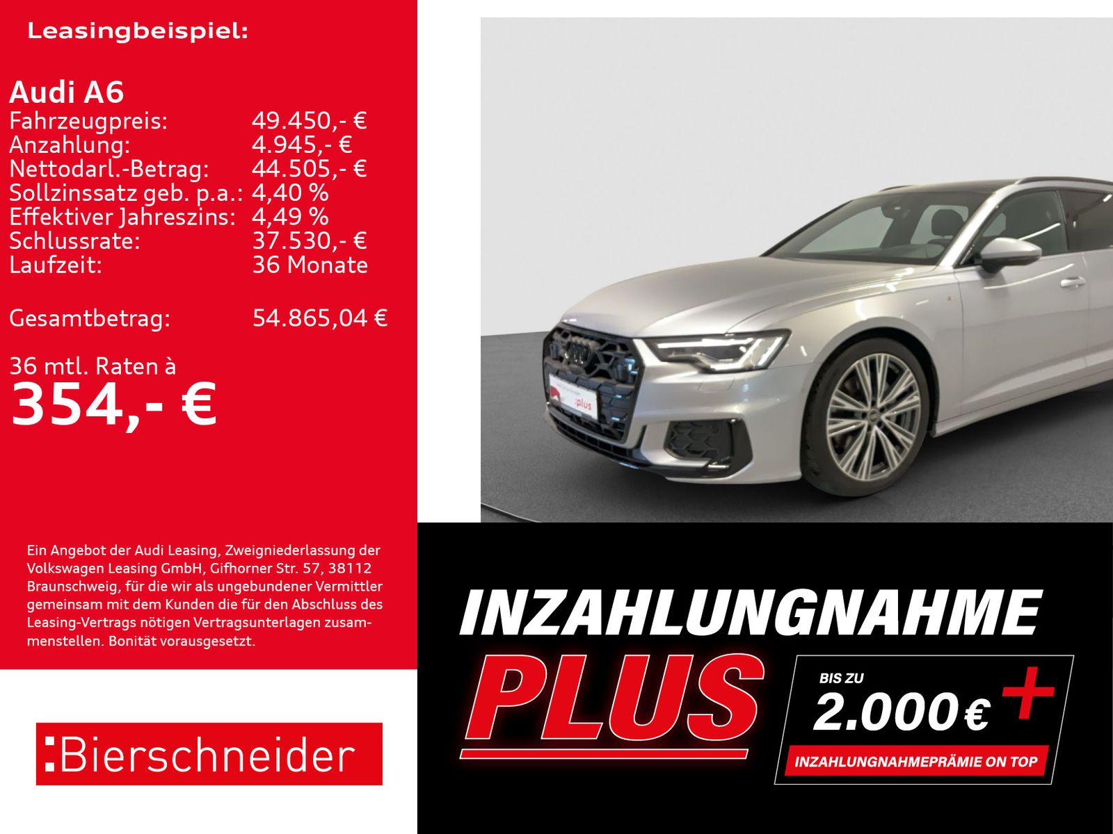 Audi A6 Av 50 TDI qu S-Line Black AHK MATRIX PANO HuD imagem 2