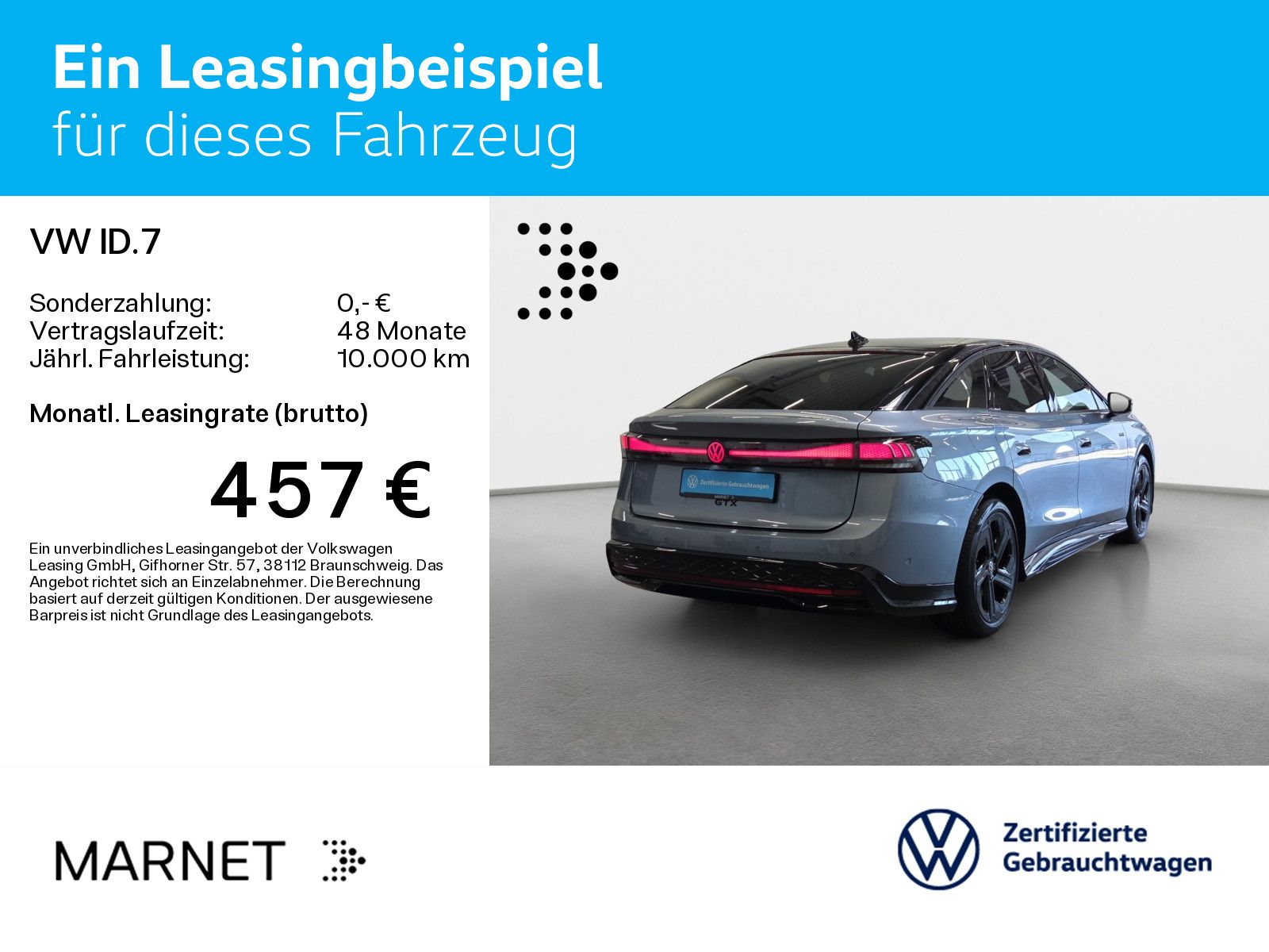 Volkswagen ID.7 GTX Navi*Wärmep.*IQ-Light*IQ-Drive*DCC*AHK* imagem 3
