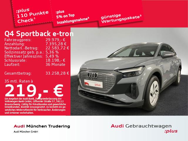 Audi Q4 Sportback e-tron 40 Virtual/Navi+