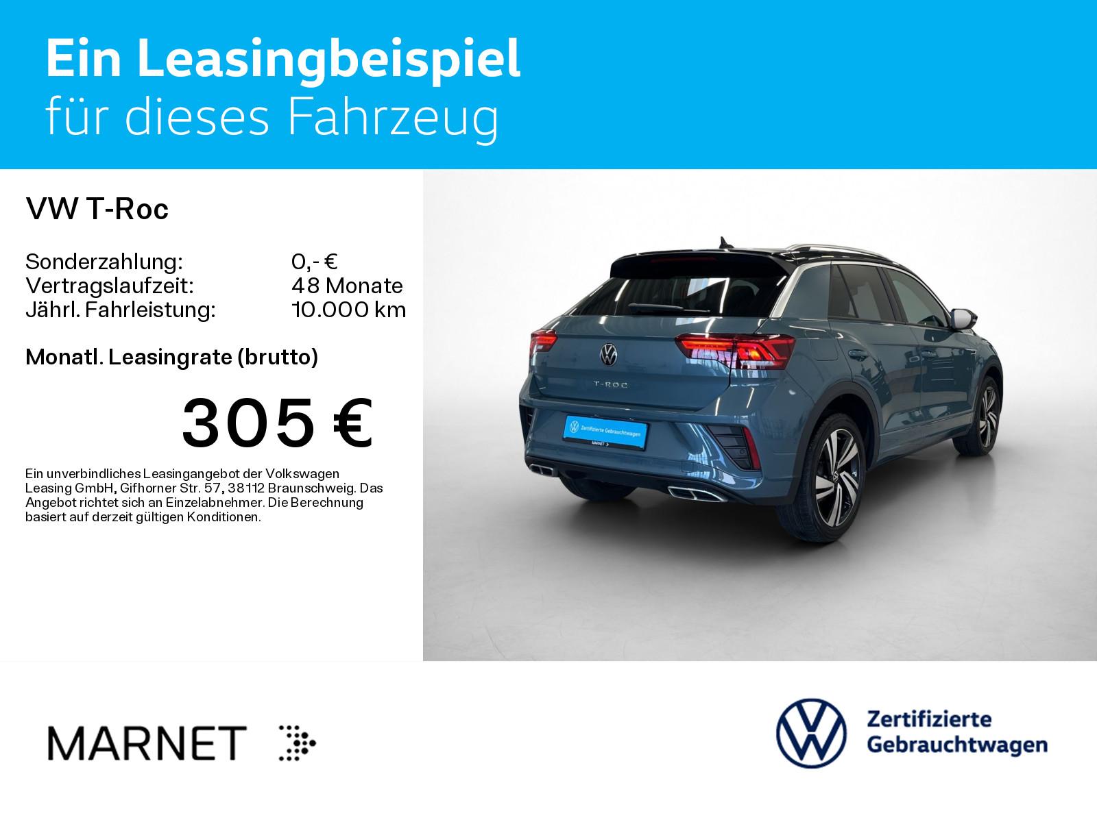 Volkswagen T-Roc 1.5 TSI R-Line DSG *Navi*AHK*StHZg*IQ-Driv, миниатюра 3