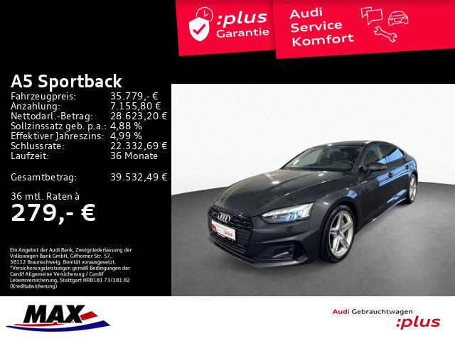 Audi A5 Sportback 40 TDI QUATTRO ADVANCED MATRIX+PANO
