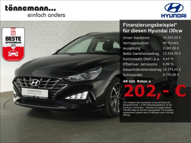 Hyundai i30cw T-GDi TREND 48V+AHK+NAVI+RÜCKFAHRKAMERA+SI