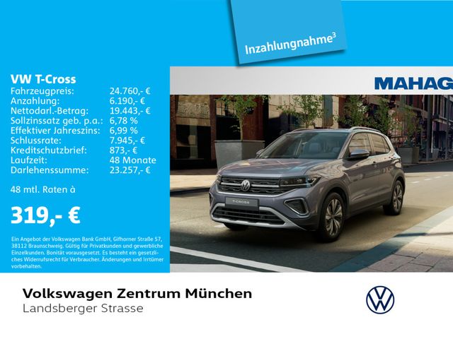 Volkswagen T-Cross STYLE 1.0 TSI DSG Navi|AppConnect|DAB+