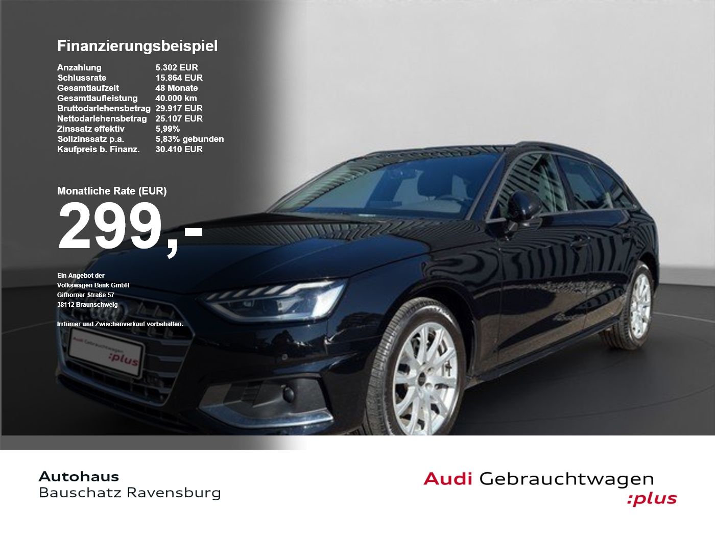 Audi A4 Avant 40 TDI quattro advanced *NAVI*LED*ACC*