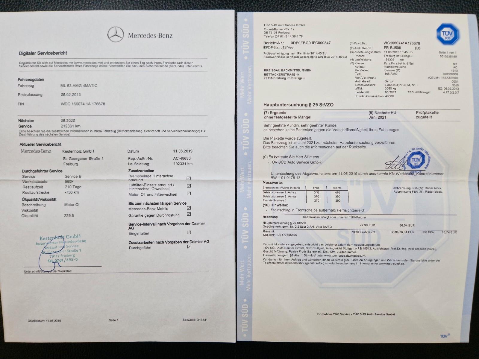 Mercedes-Benz ML 63 AMG ML Premium/Lückenlos Checkheftgepflegt