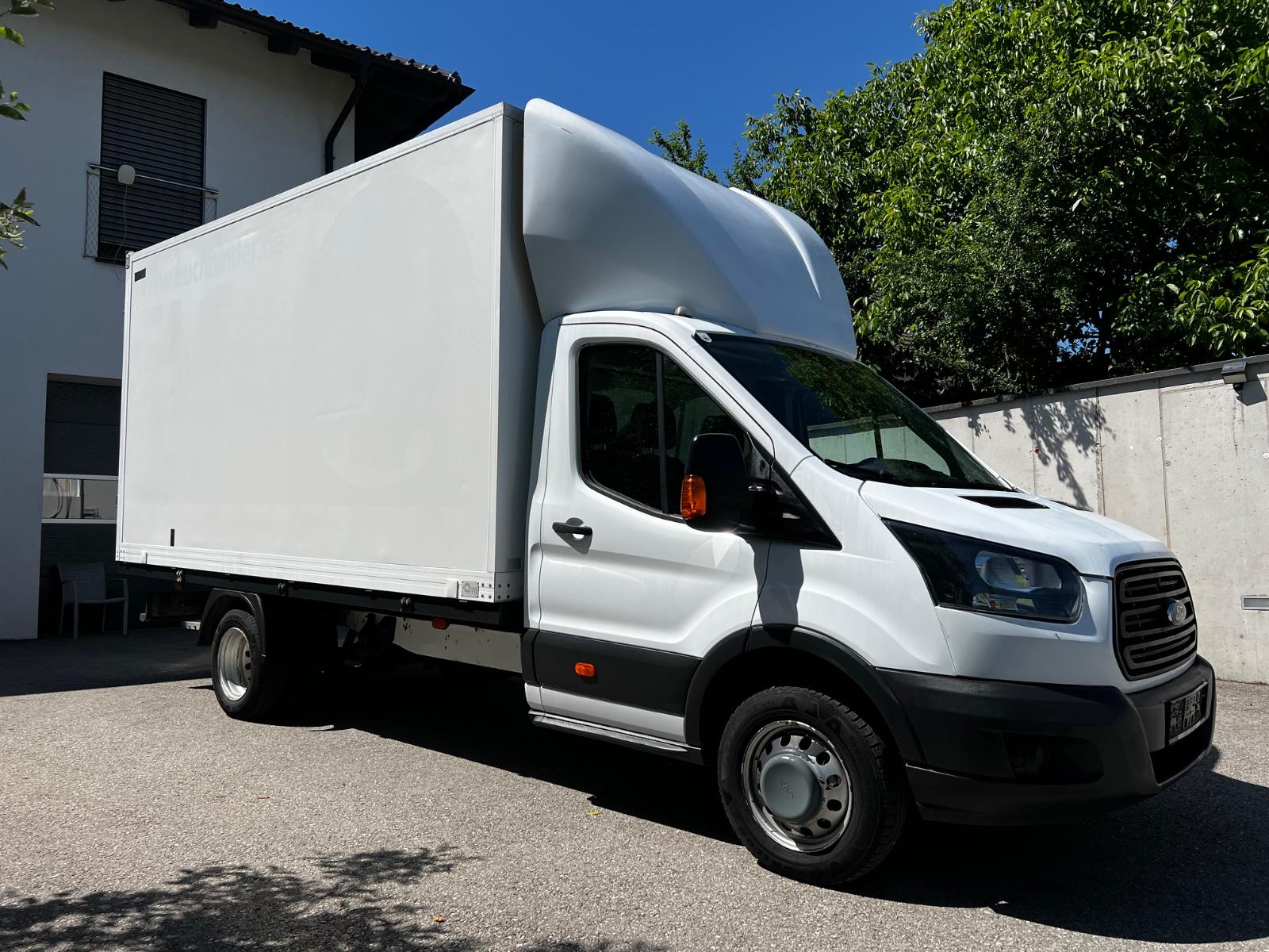 Ford Transit Pritsche 350 L4 Koffer Zwilllingsreifen