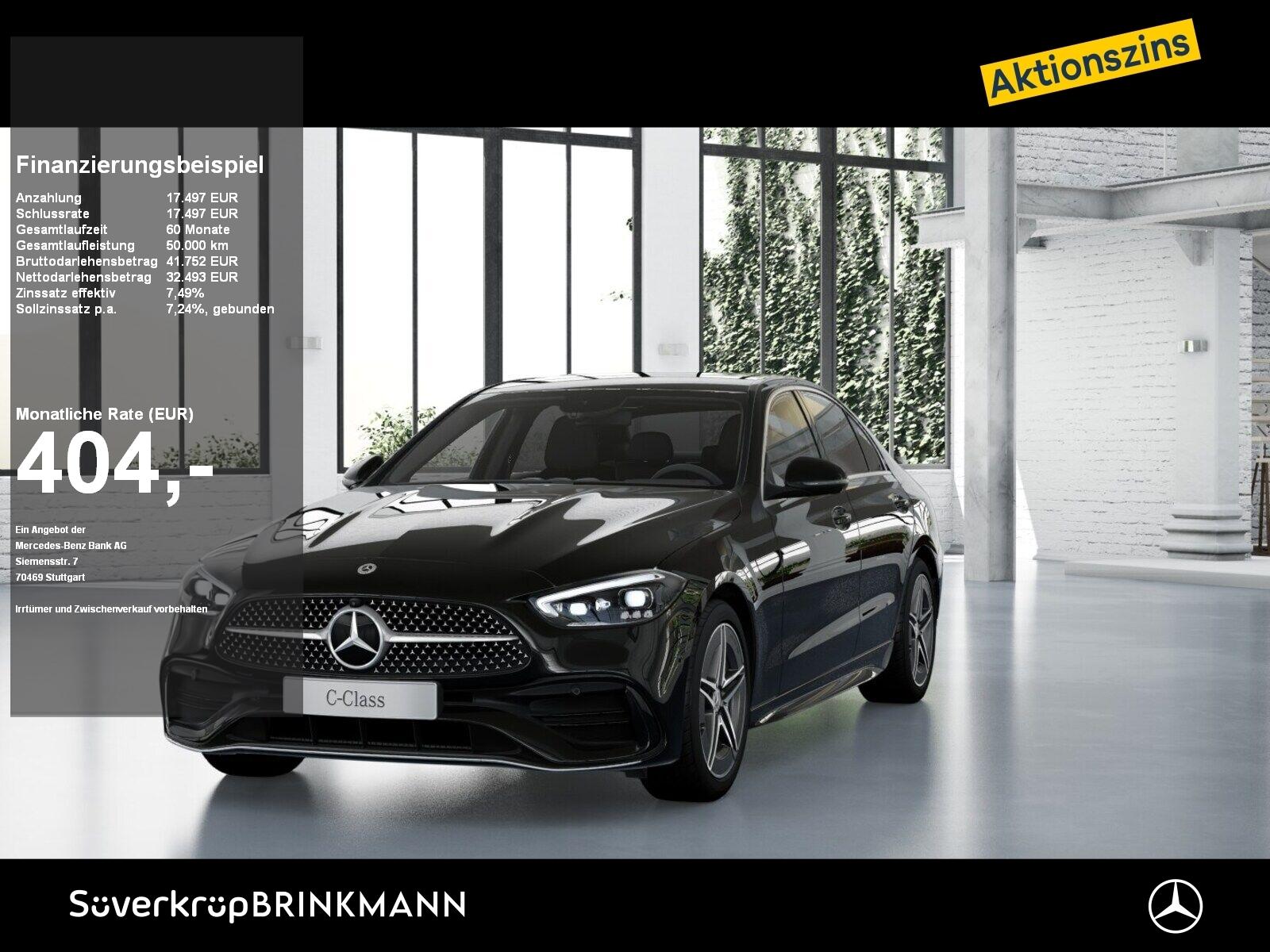 Mercedes-Benz C 220 d AMG MEMO 360 AHK DISTR KAMERA SPUR PDC