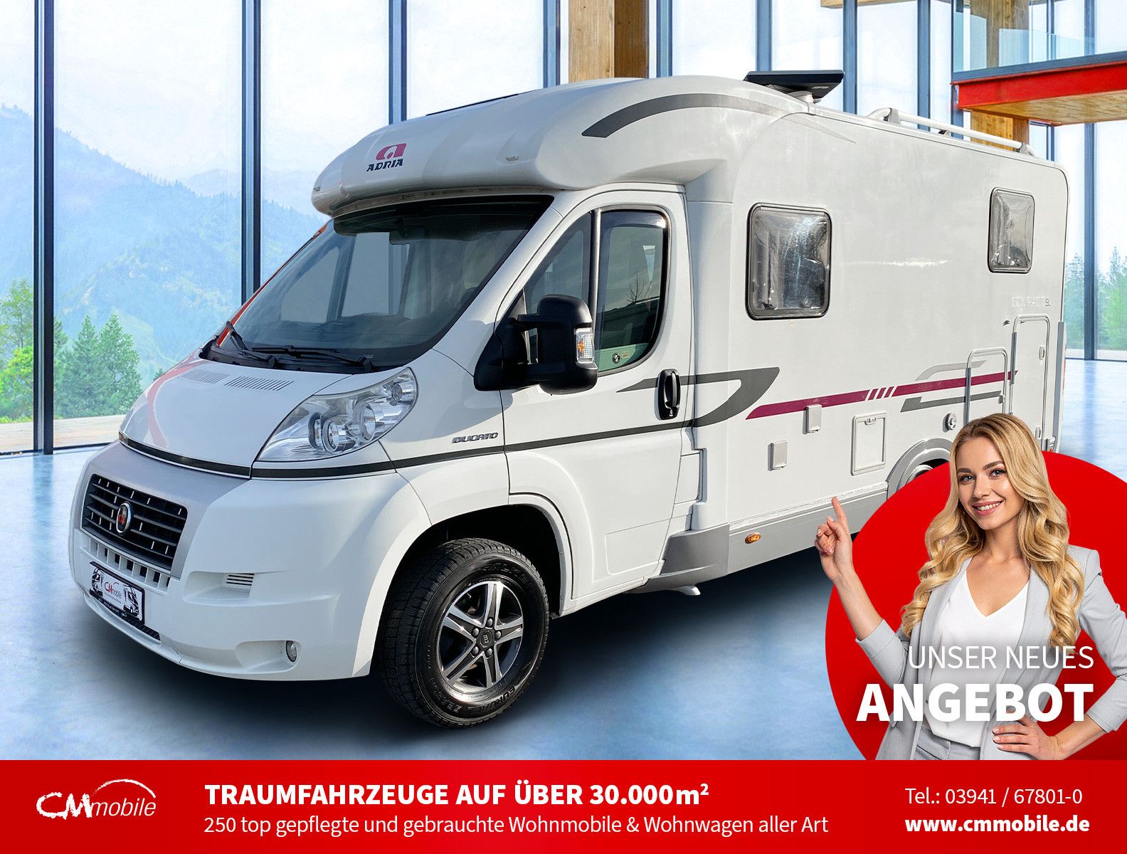 Adria
 Compact SL - Einzelbetten - Garage -
