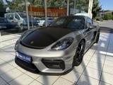 Porsche Cayman 718 GT4 CLUBSPORT*CHRONO*PADM*VTS*SERVICE - silberne Porsche Cayman
