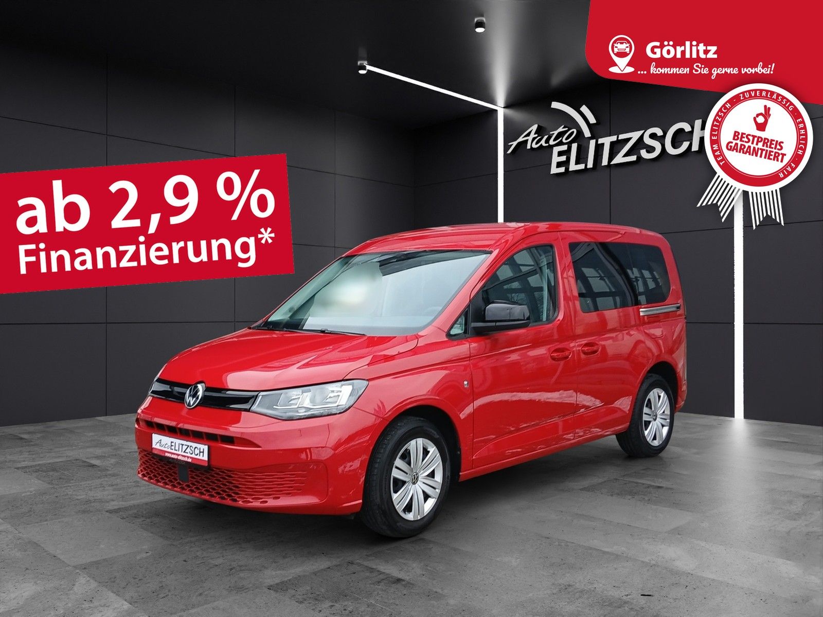 Fahrzeugabbildung Volkswagen Caddy Kombi TSI Climatronic VC GRA PDC AppConnec