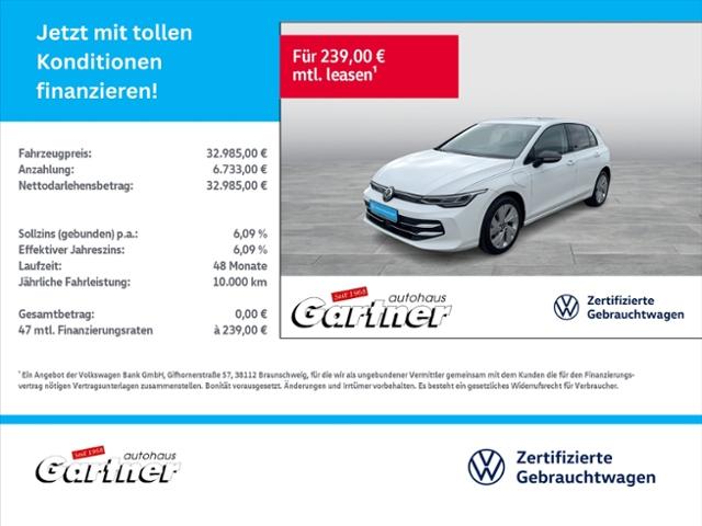 Volkswagen Golf VIII GOAL 1,5 l DSG eHybrid REAR VIEW AKH D