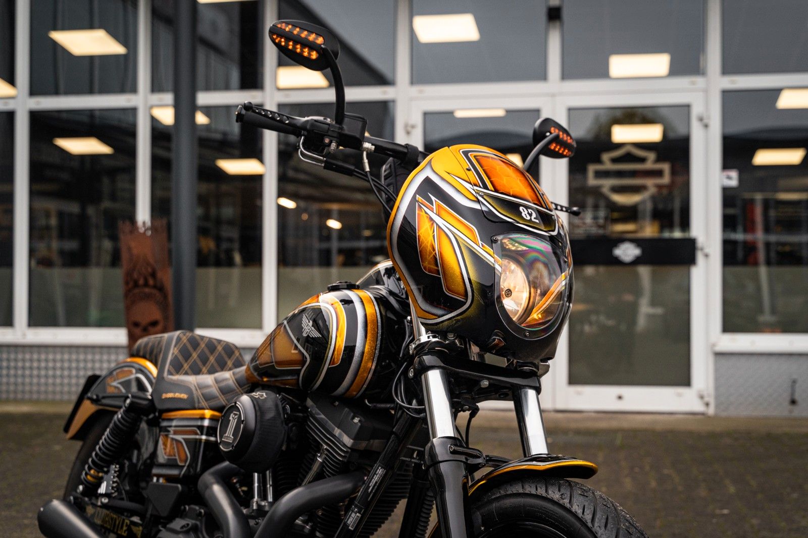 Fahrzeugabbildung Harley-Davidson Dyna Street Bob Ltd. Heinz Bikes Clubstyle 1of1