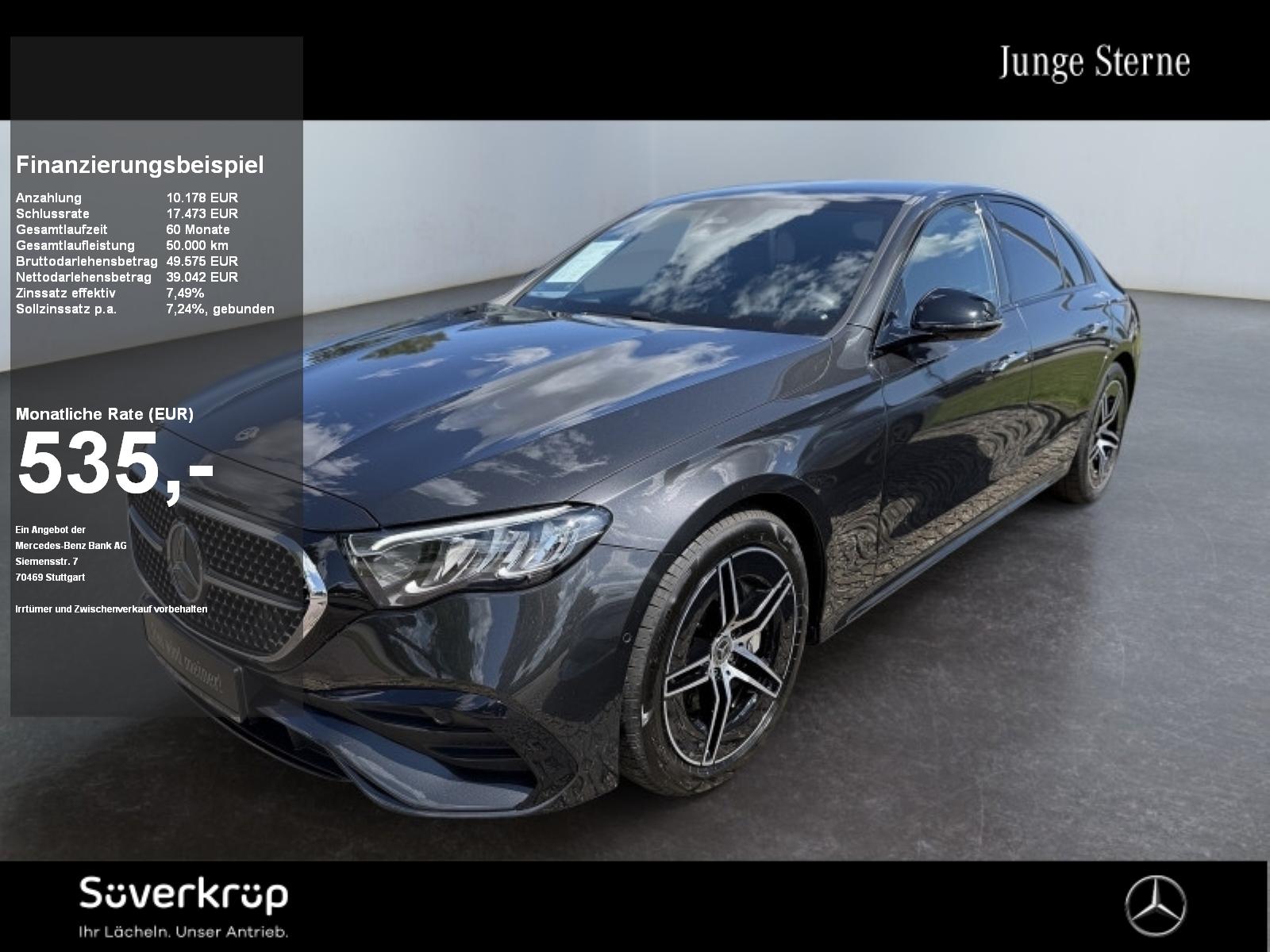 Mercedes-Benz E 220 d , AMG NIGHT DISTR KAMERA PANO SPUR PDC