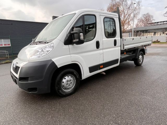 Peugeot Boxer 2.2 HDi Doka Pritsche(3m)*7-Sitzer*AHK*TÜV