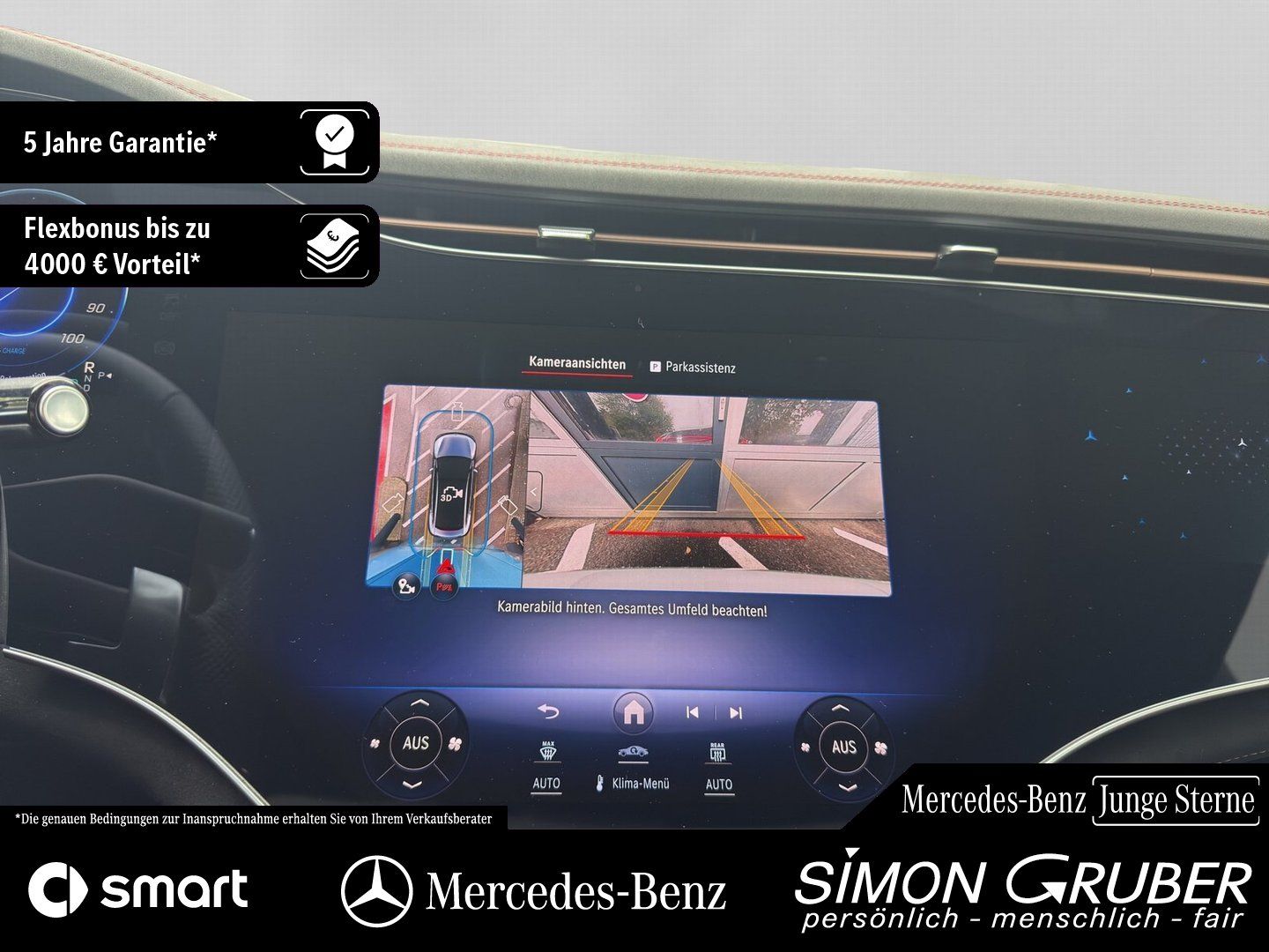 Fahrzeugabbildung Mercedes-Benz EQE 350 4M AMG Hyper Airmatic Massage Mod 2025