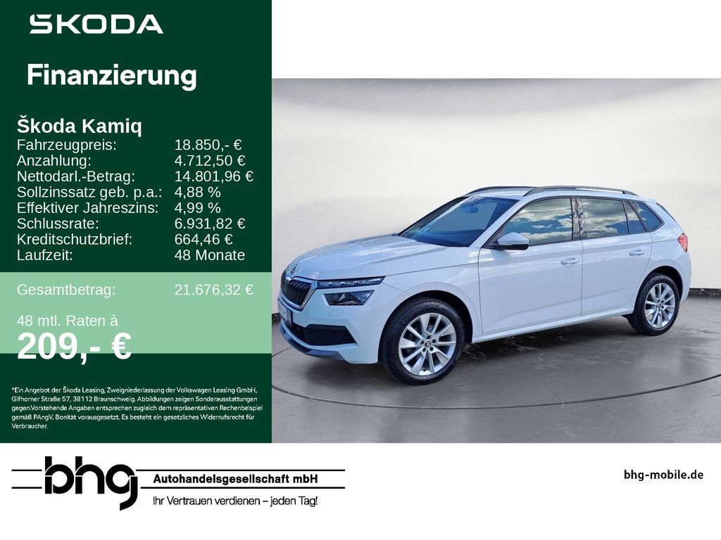 Skoda Kamiq Tour 1.5 TSI *NAVI*APP-CONNE *NAVI*APP-CON