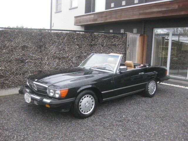 Mercedes-Benz SL 560 R107  Roadster Carfax History ! Palomino