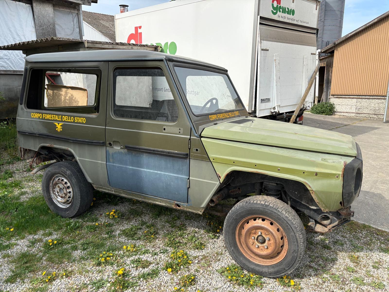 Mercedes-Benz G 250 Teileträger, Motor läuft 5 Gang