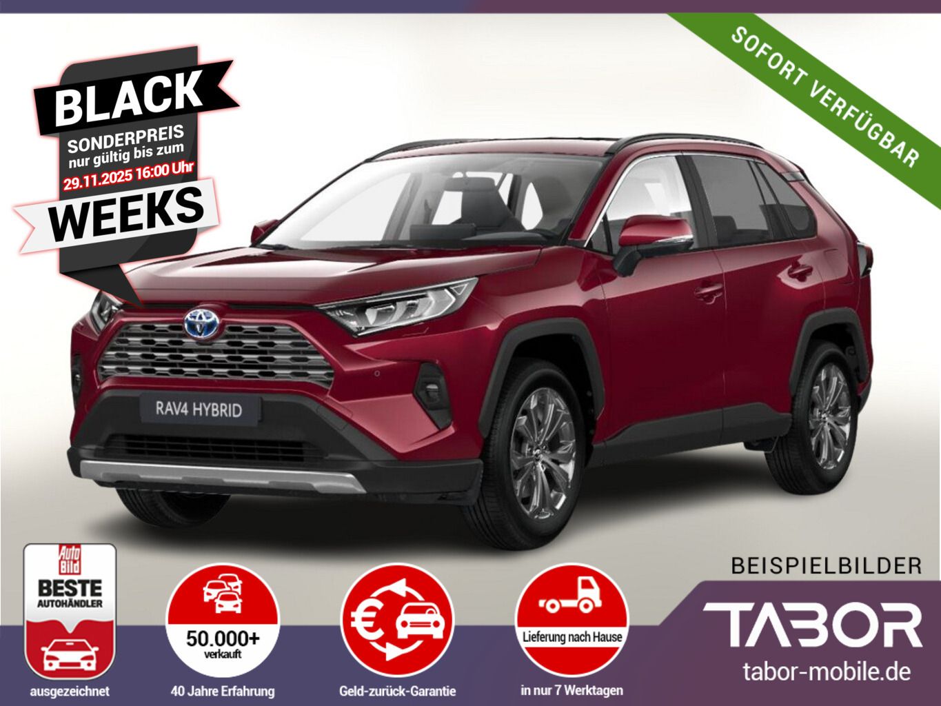 Toyota RAV4 2.5 Hybrid 218 ECVT Team D el.HK SHZ DigC